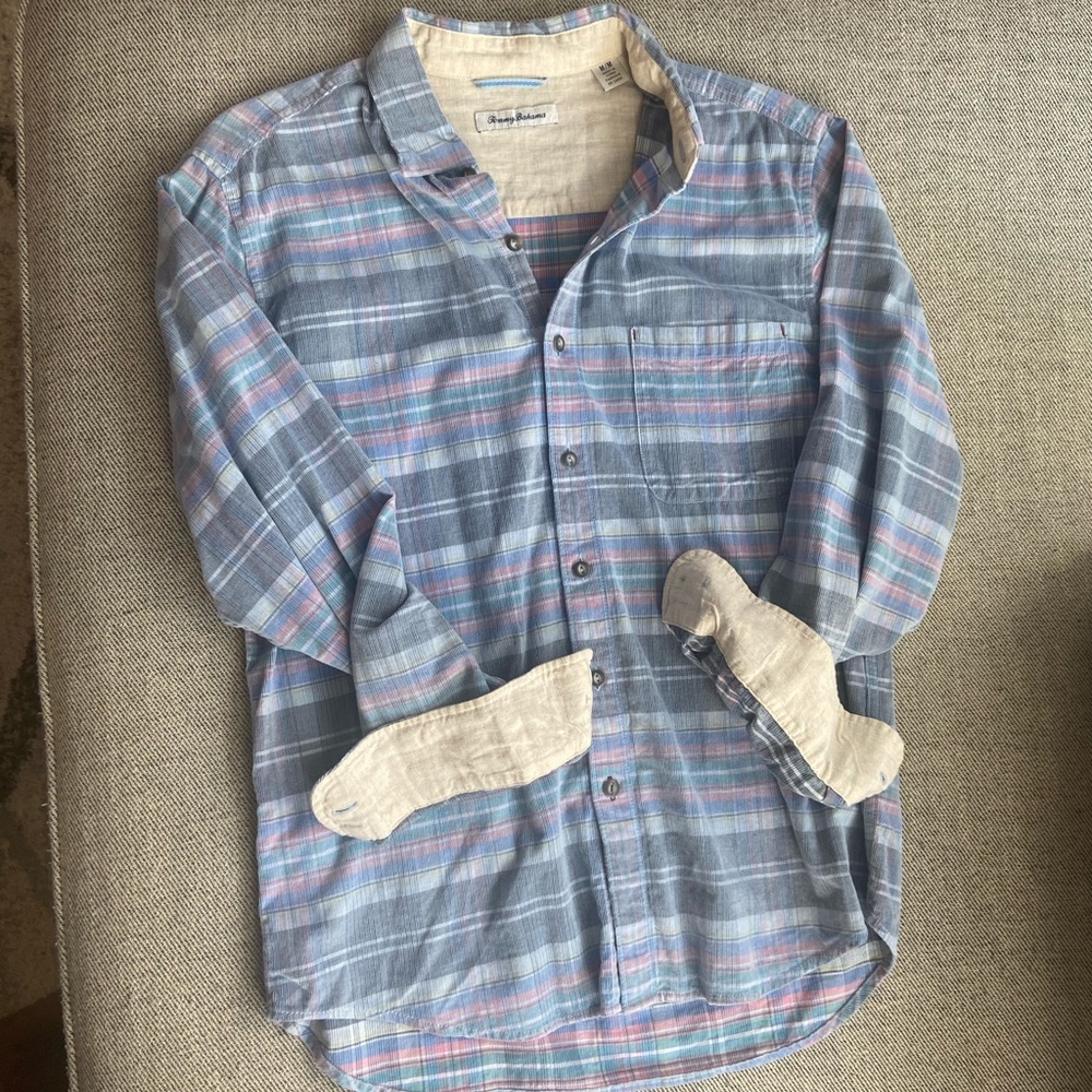 Tommy Bahama | corduroy button down | M